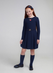 Платье детское для девочек Pegasus темно-синий